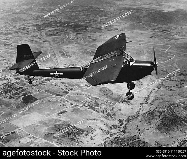 545B - Consolidated Vultee L 13 & Consolidated Vultee. April 24, 1947. (Photo by Consolidated Vultee Aircraft Corp.)