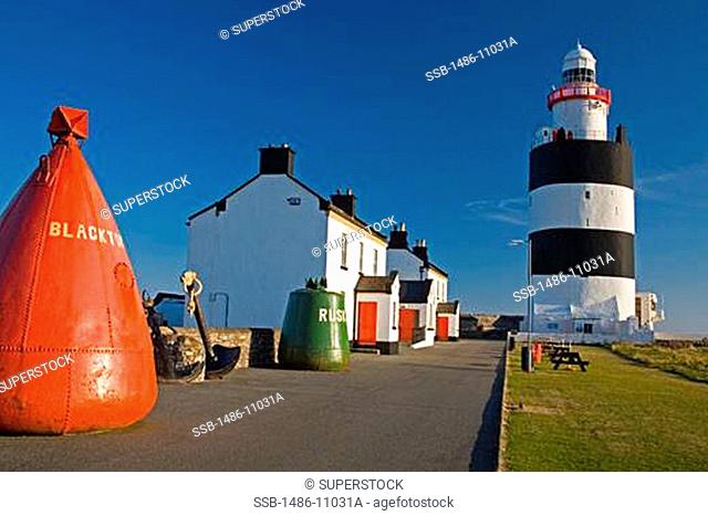 Museum near a lighthouse, Hook Head Lighthouse, Hook Head, County Wexford, Leinster Province, Ireland