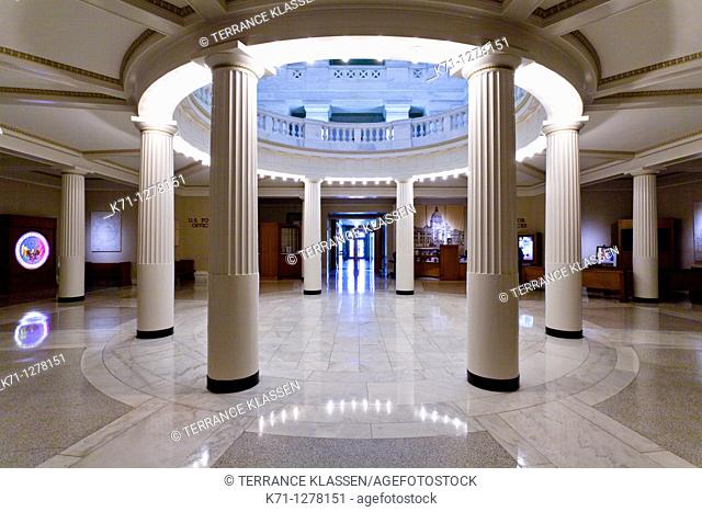 Interior of the Arkansas State Capitol building in Little Rock, Arkansas