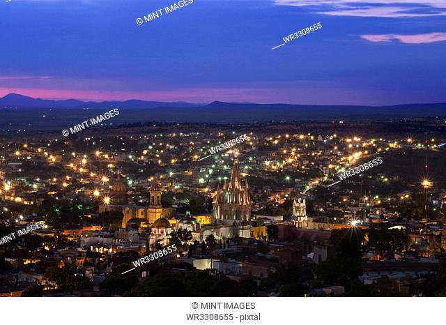 San Miguel de Allende at Twilight