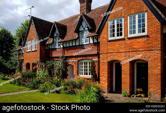 Avebury England , UK - gardens of avebury mansion at Dovecote in Avebury, Wiltshire , England, United Kingdom