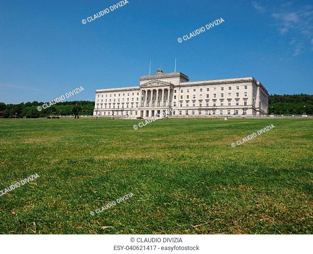 Parliament Buildings (aka as Stormont) in Belfast, UK