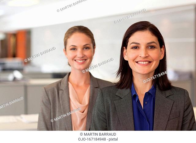 Portrait of smiling businesswomen