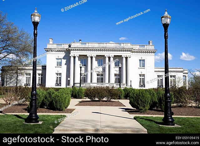 Governor's Mansion in Frankfort, Kentucky. State Capitol complex