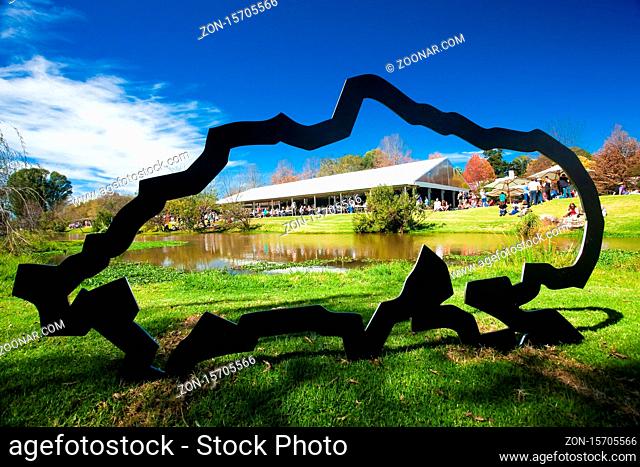 Johannesburg, South Africa - May 10 2014: Outdoor Art Sculpture Exhibition at Nirox Park