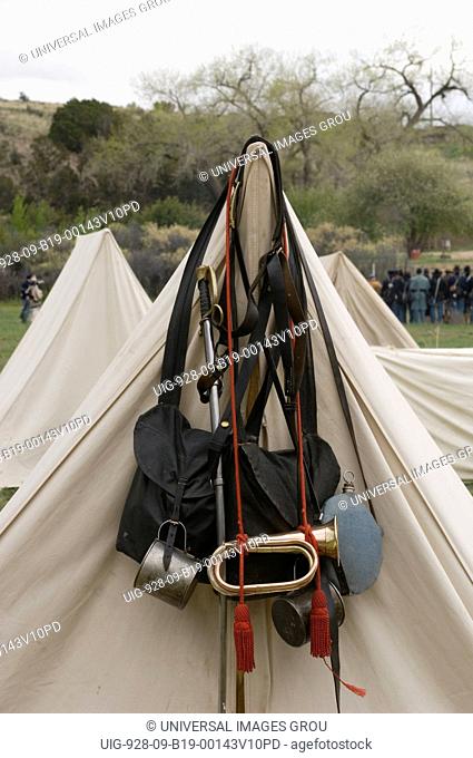 Civil War Reenactment Battles Of Glorieta Pass And Apache Canyon In New Mexico