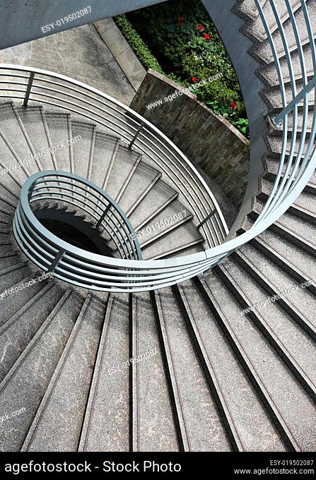 spiraling stair