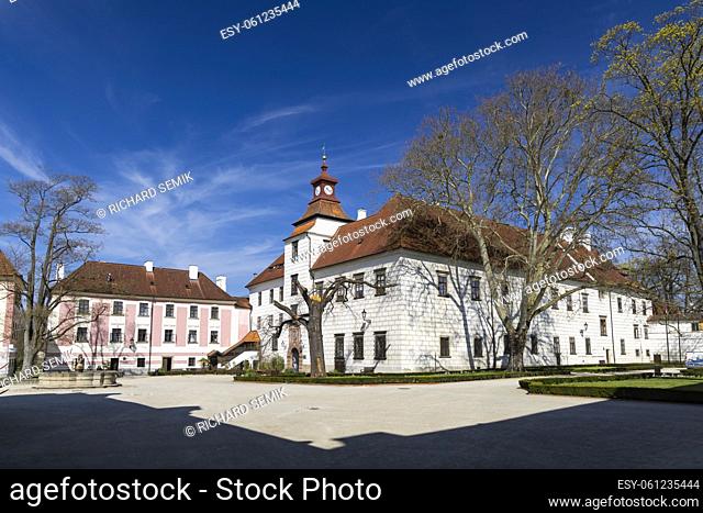 Trebon castle and town, Southern Bohemia, Czech Republic