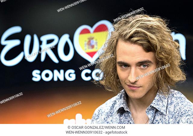 Manel Navarro attends the Eurovision's Spanish entry press conference at TVE studios Featuring: Manel Navarro Where: Madrid