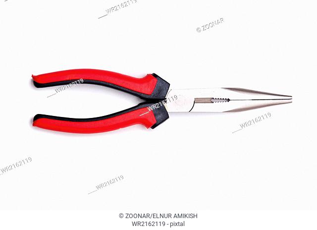Pliers isolated on the white background