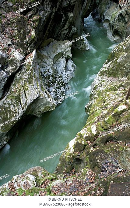Lammerklamm Canyon near Scheffau, Tennengau Region, Salzburg (state), Austria