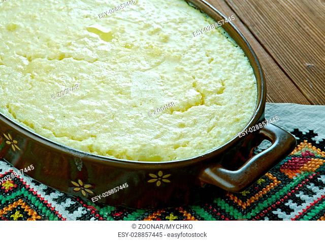 Belarusian potato casserole