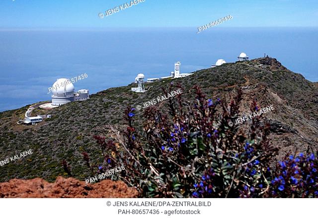 View of the Roque de los Muchachos Observatory on the canary island La Palma, Spain, 23 May 2016. Several observatories of different European countries in the...