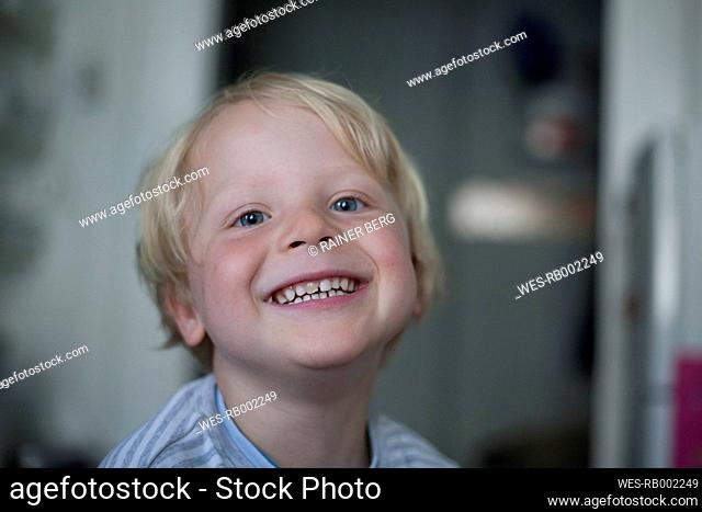 Portrait of smiling little boy