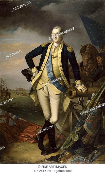 George Washington after the Battle of Princeton on January 3, 1777. Artist: Peale, Charles Willson (1741-1827)