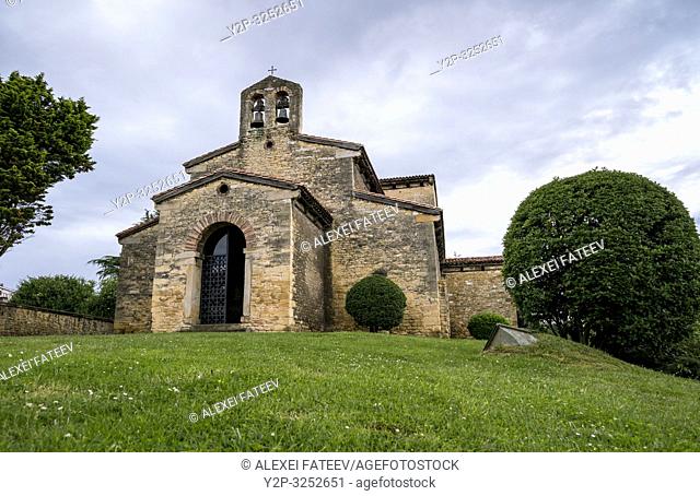Pre-Romanesque church San Julián de los Prados in Oviedo, Asturias, Spain