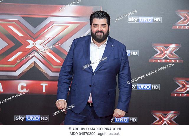 al red carpet per la finale del programma televisivo X Factor al Forum di Assago..Assago, 14 dicembre 2017