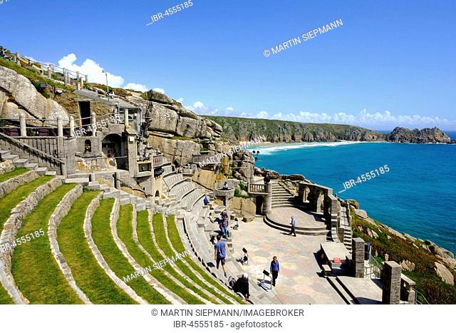 Minack Theatre, open-air theatre, Porthcurno, Cornwall, England, Great Britain