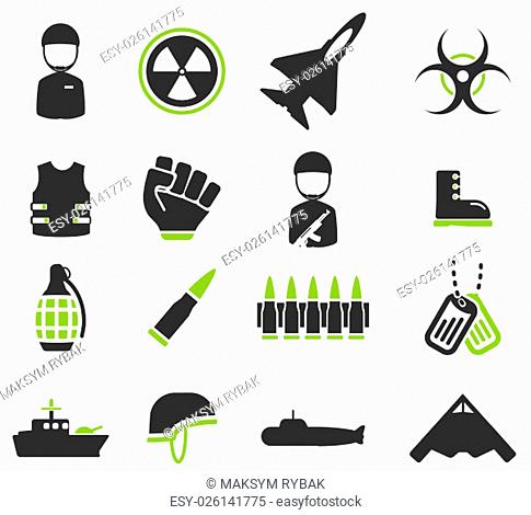 Military simply symbol for web icons and user interface