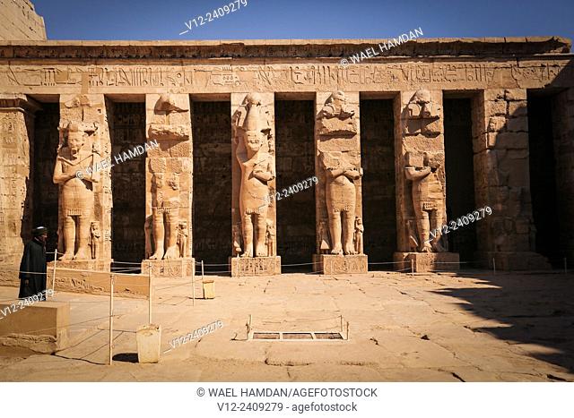 Medinet Habu temple, Luxor, Egypt