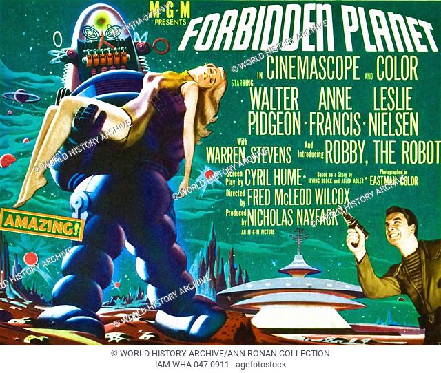 Forbidden Planet is a 1956 science fiction film directed by Fred M. Wilcox and starring Walter Pidgeon, Anne Francis, and Leslie Nielsen