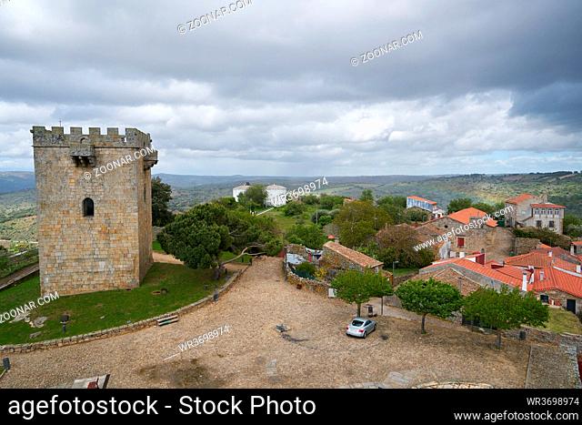 Pinhel castle tower in Portugal