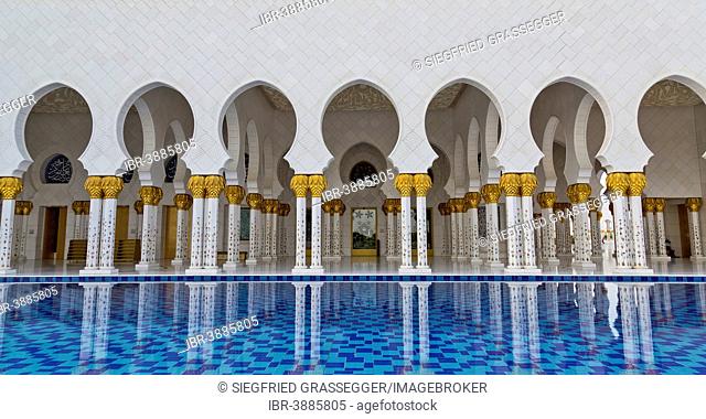 Sheikh Zayed Mosque, Abu Dhabi, Emirate of Abu Dhabi, United Arab Emirates