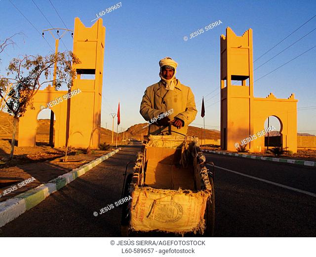 Entrance to the Berber town of Figuig, southeastern Morocco