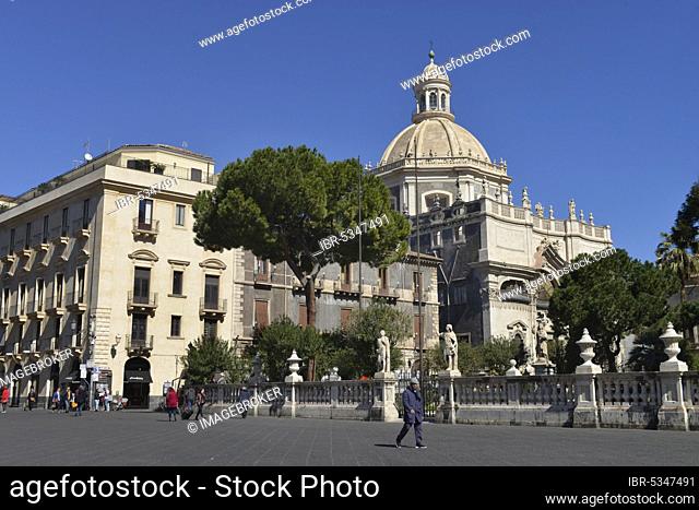 Chiesa della Badia di Sant'Agata, Piazza Duomo, Catania, Sicily, Italy, Europe
