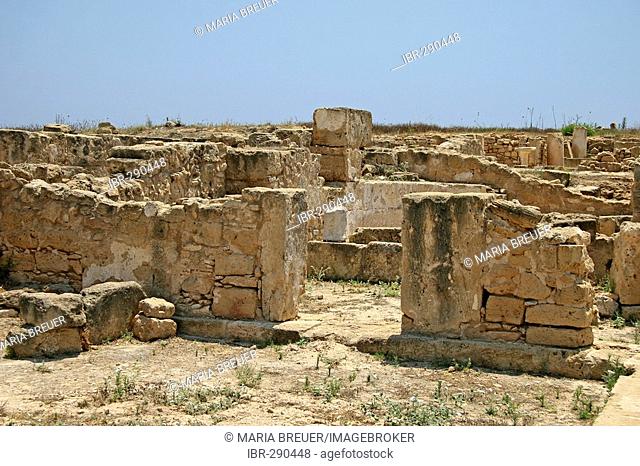 Archaeology, Roman ruins, Paphos, Cyprus