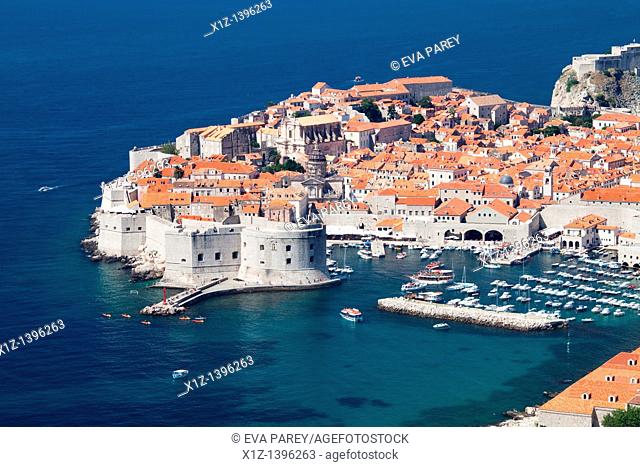 The old town of Dubrovnik Croatia