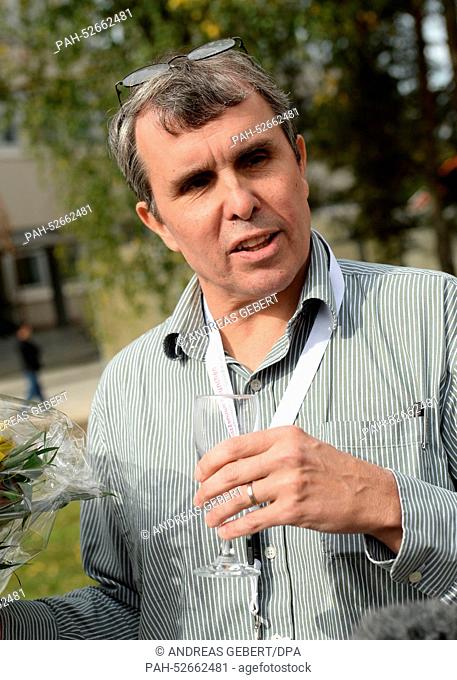 American scientist Eric Betzig is pictured at the Helmholtz center in Neuherberg by Munich, Germany, 08 October 2014. Betzig received the news about winning the...