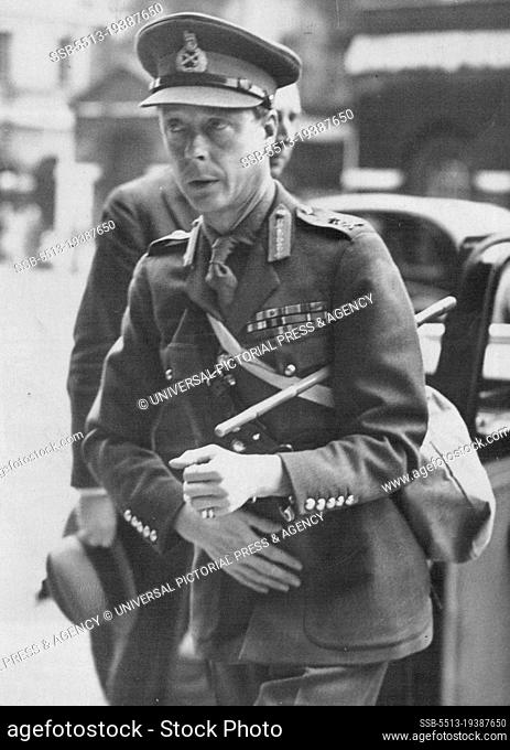 The Duke of Windsor, in the Uniform of Major-General. December 21, 1939. (Photo by Universal Pictorial Press & Agency)