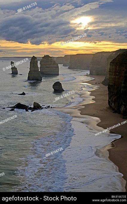 Twelve Apostles Rock Formation, Great Ocean Road, Port Campbell National Park, Australia, Oceania