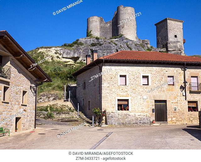 Castillo de Santa Gadea del Cid. Burgos. Castilla León. España