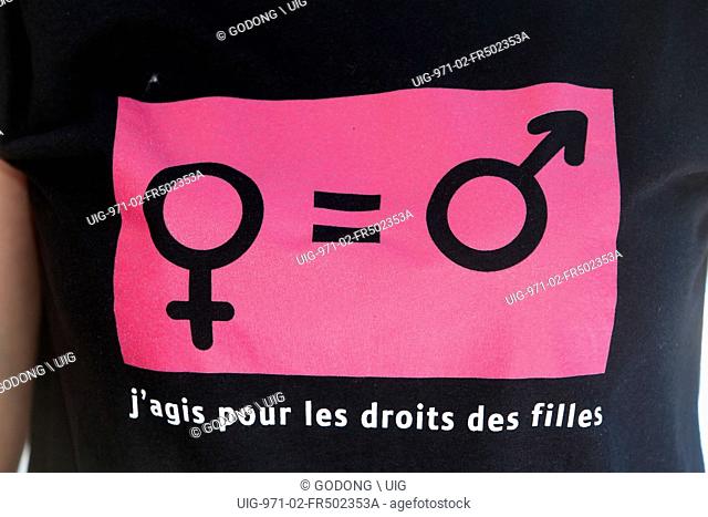 T-shirt, gender equality, Feminism