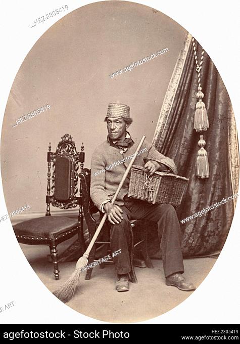 Portrait of a Man [recto], c. 1862-1864. Creator: George K Warren