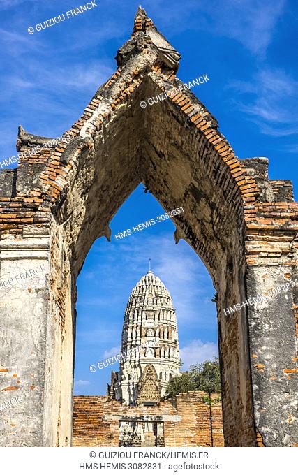 Thailand, Ayutthaya province, Ayutthaya, Historical Park listed as World Heritage by UNESCO, Wat Ratcha Burana