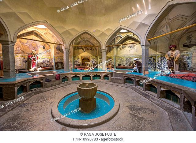 Iran, Esfahan City, Aliqoli Aqa Bathhouse Museum