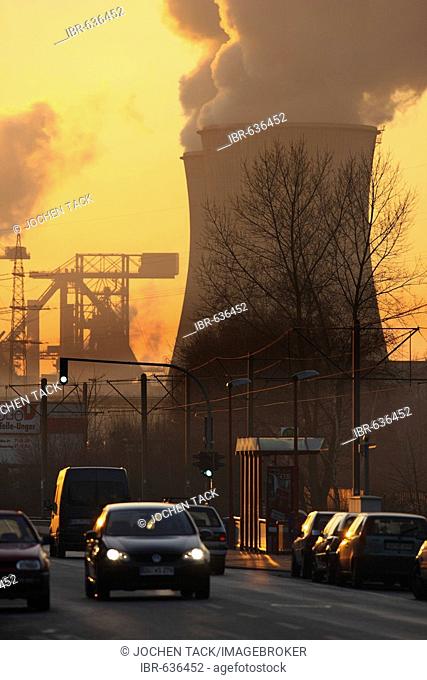Steelworks Krupp Mannesmann Steelworks in Duisburg, North Rhine-Westphalia, Germany, Europe
