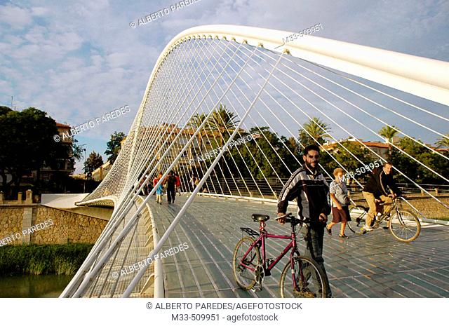 Vistabella bridge by Santiago Calatrava. Murcia, Spain