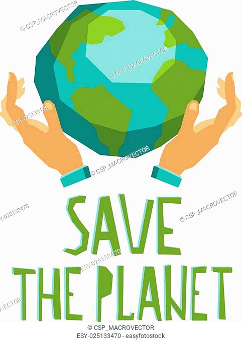Hands Holding The Planet