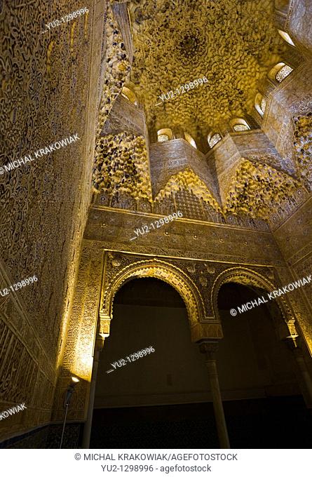 Sala de los Abencerrajes in Alhambra Granada, Spain