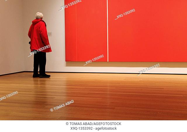 Vir Heroicus Sublimis by Barnett Newman, 1950-51, MOMA, Museum of Modern Art, New York City