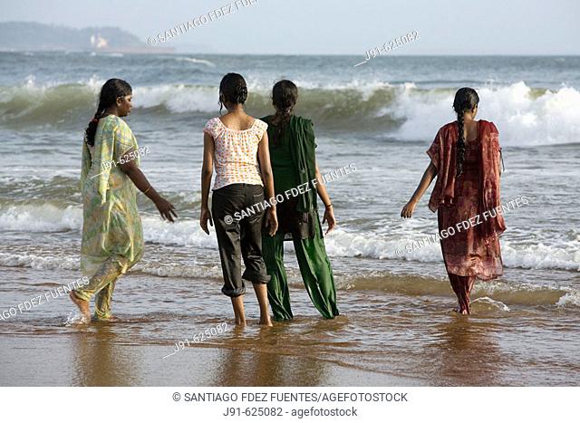 Baga beach. Goa. India