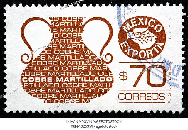 Mexican export, postage stamp, Mexico