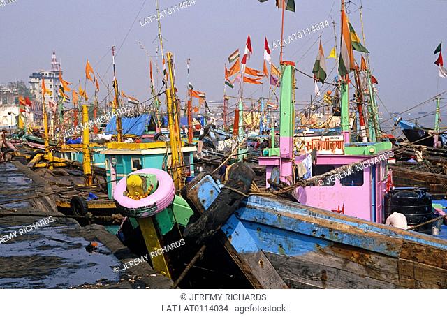 The Sassoon Dock in Mumbai is one of the few open to the public. It was built by David Sassoo and is a main fish loading and trading centre in Mumbai