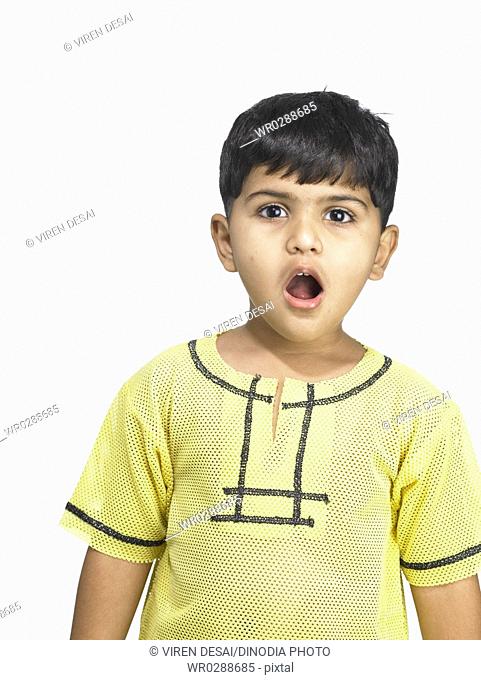 South Asian Indian boy making funny face in nursery school MR winking,  Stock Photo, Picture And Royalty Free Image. Pic. WR0288682 | agefotostock