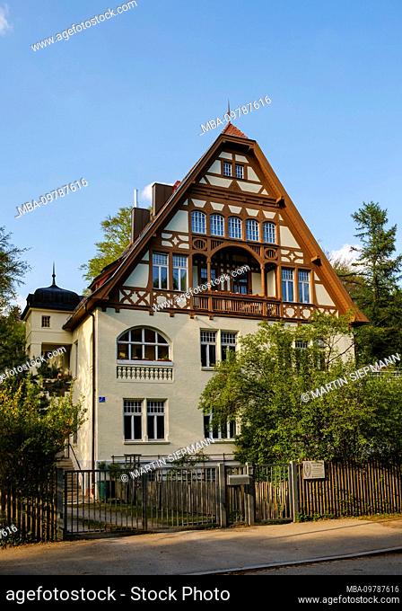 Landhaus Lehmann, Menterschwaige, district Harlaching, Munich, Upper Bavaria, Bavaria, Germany