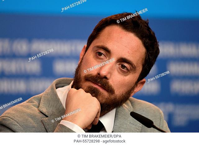 Director Pablo Larraín speaks during a press conference for 'EL CLUB' (The Club) at the 65th International Film Festival in Berlin,  Germany, 09 February 2015